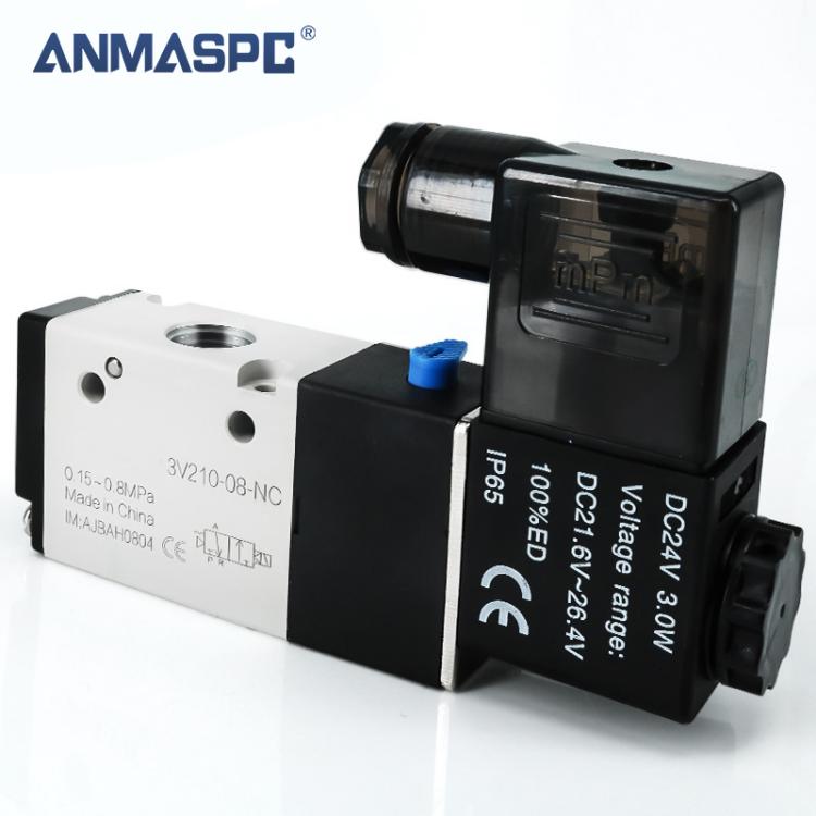 3V210-08 series solenoid valve for pneumatic control components